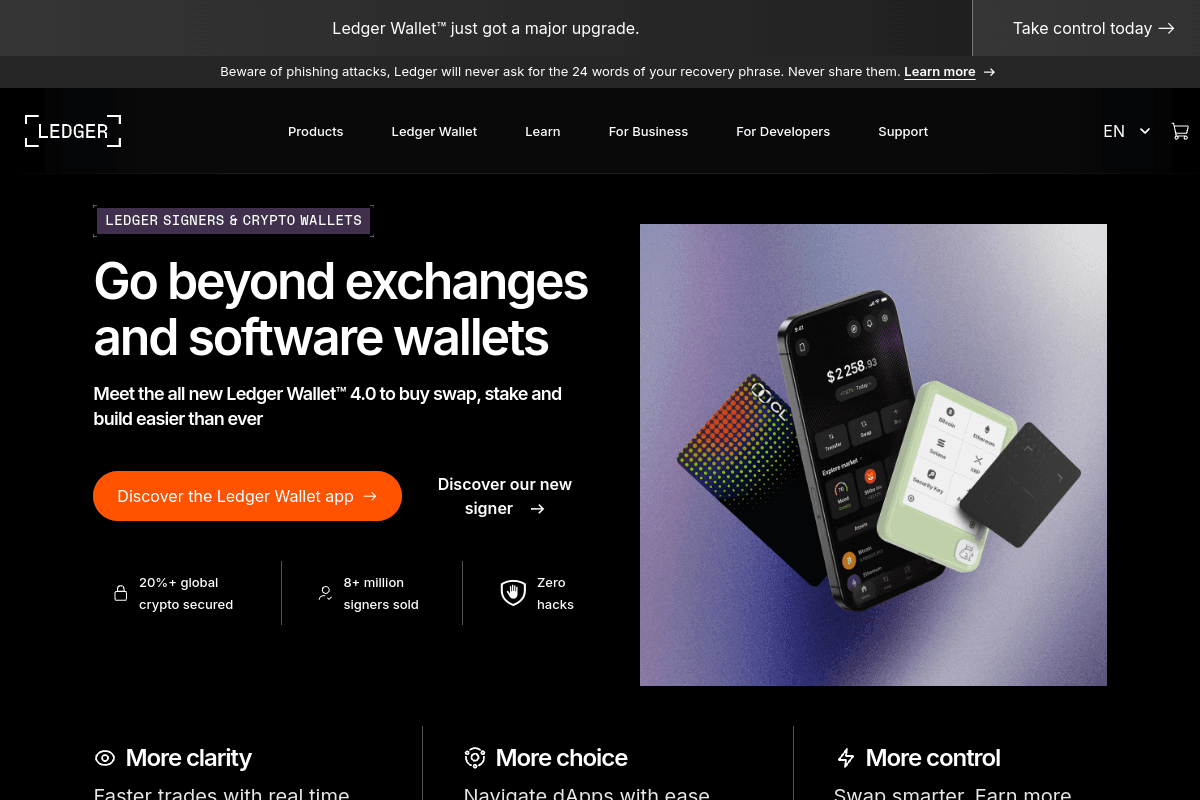 Ledger website preview